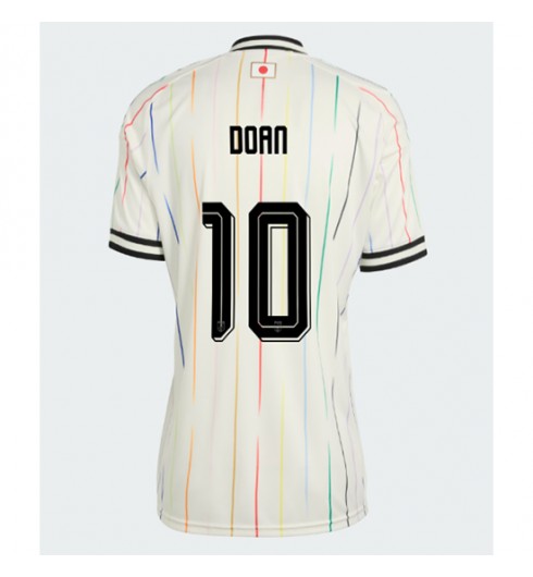 Japonsko Ritsu Doan #10 Venkovní Dres pro Dámské MS 2026 Krátký Rukáv Japonsko Ritsu Doan #10 Venkovní Dres pro Dámské MS 2026 Krátký Rukáv